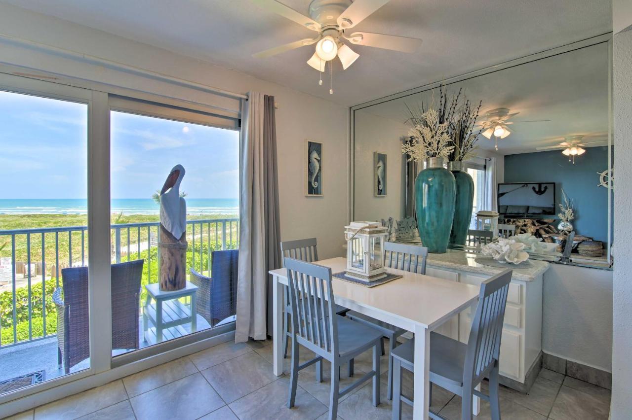 Sunny Oceanfront Condo On South Padre Island Beach מראה חיצוני תמונה