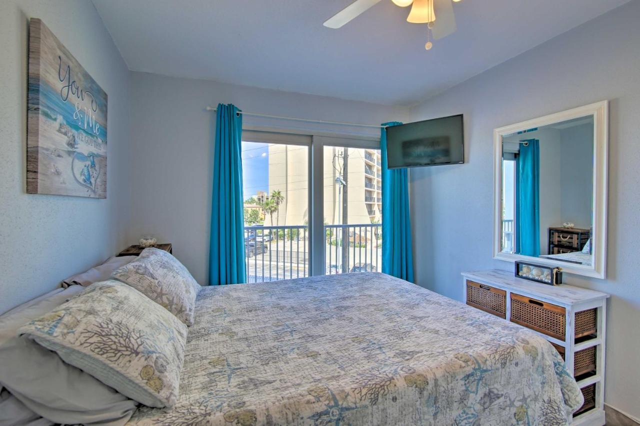 Sunny Oceanfront Condo On South Padre Island Beach מראה חיצוני תמונה