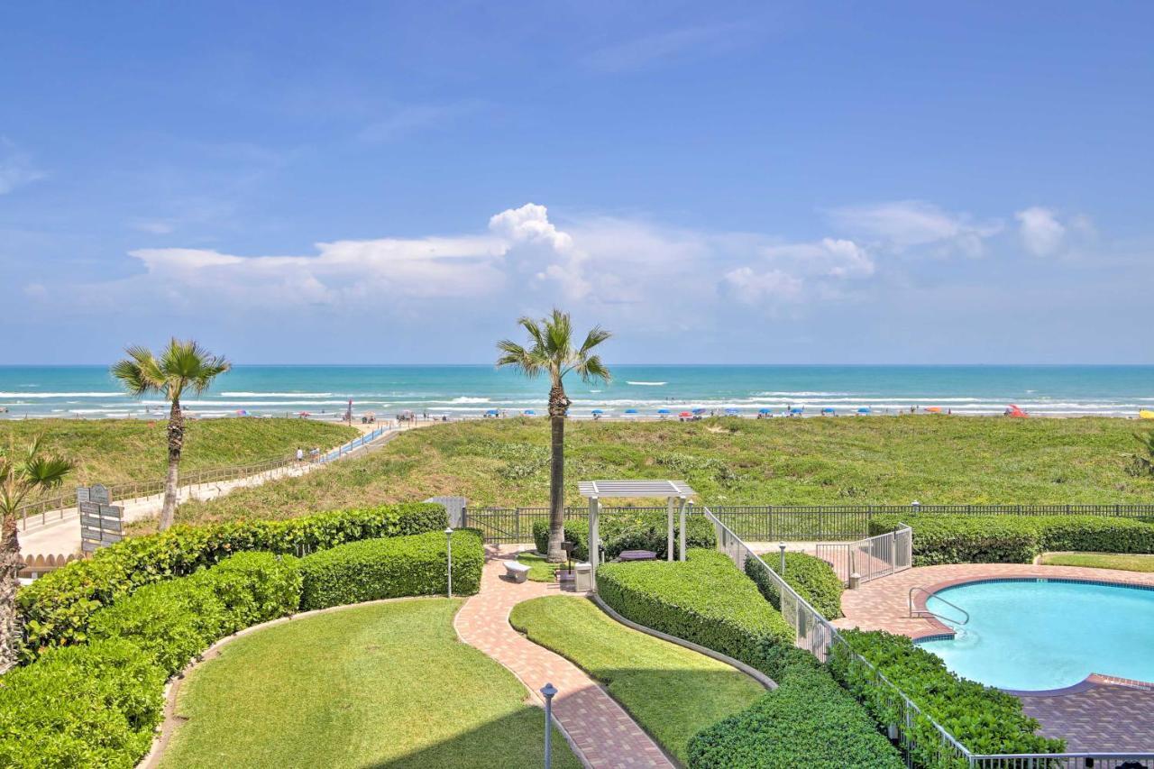 Sunny Oceanfront Condo On South Padre Island Beach מראה חיצוני תמונה