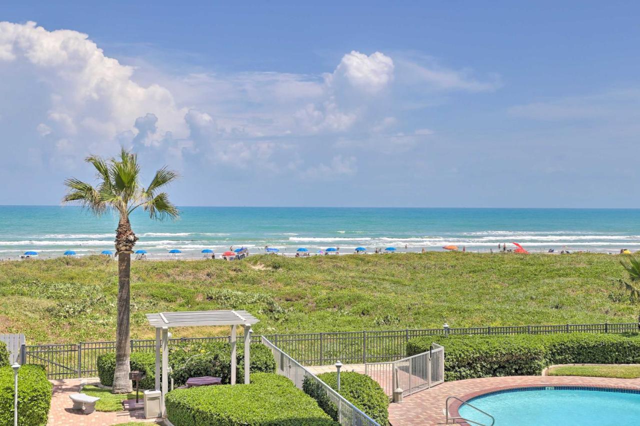 Sunny Oceanfront Condo On South Padre Island Beach מראה חיצוני תמונה