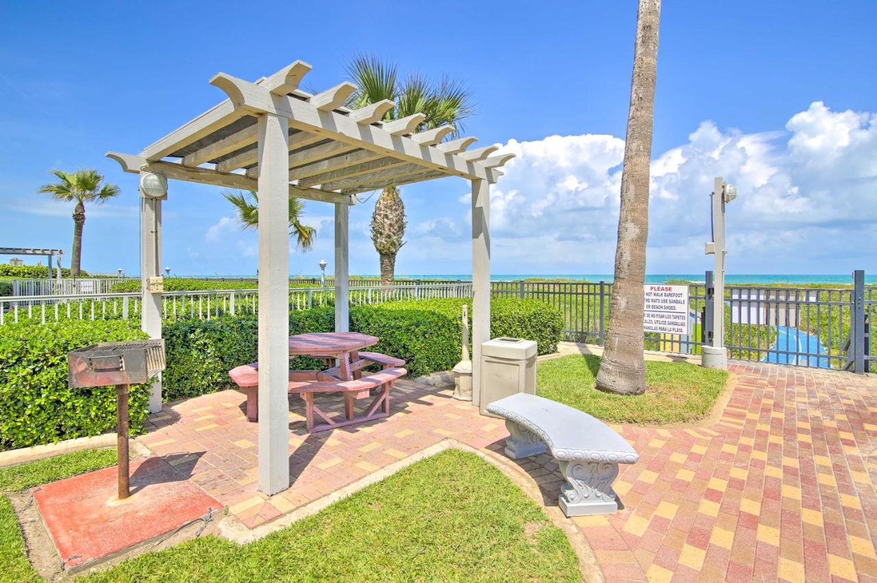 Sunny Oceanfront Condo On South Padre Island Beach מראה חיצוני תמונה