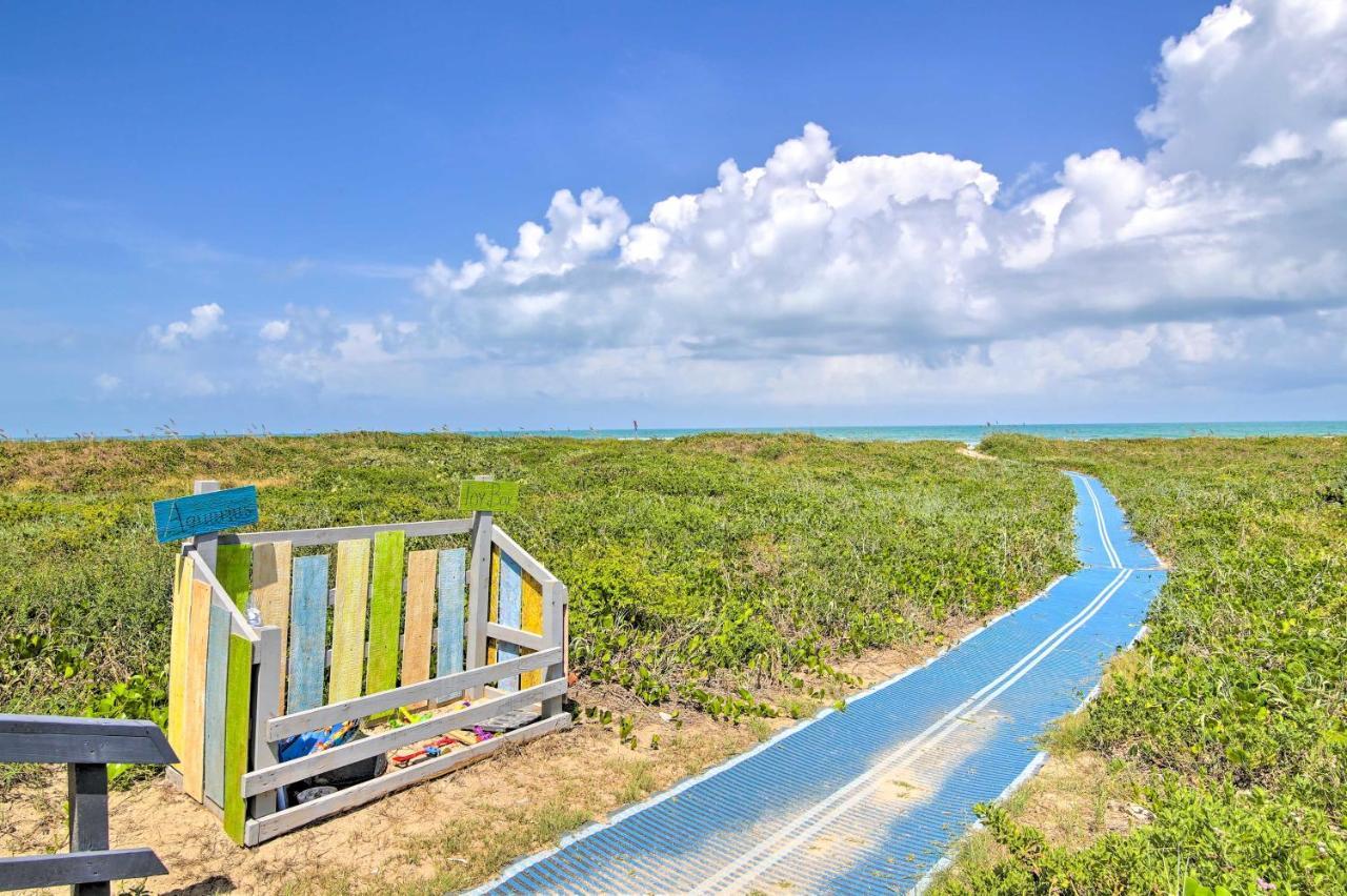 Sunny Oceanfront Condo On South Padre Island Beach מראה חיצוני תמונה